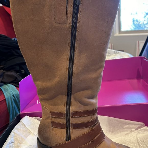 Lane Bryant LEATHER Wide Calf Boots *NEW* - Picture 5 of 5